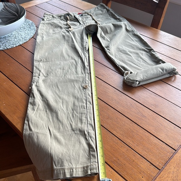 THE NORTH FACE Womens Pants Size 6 Tan Chino Straight Convertible NOBLE STRETCH - Picture 11 of 13